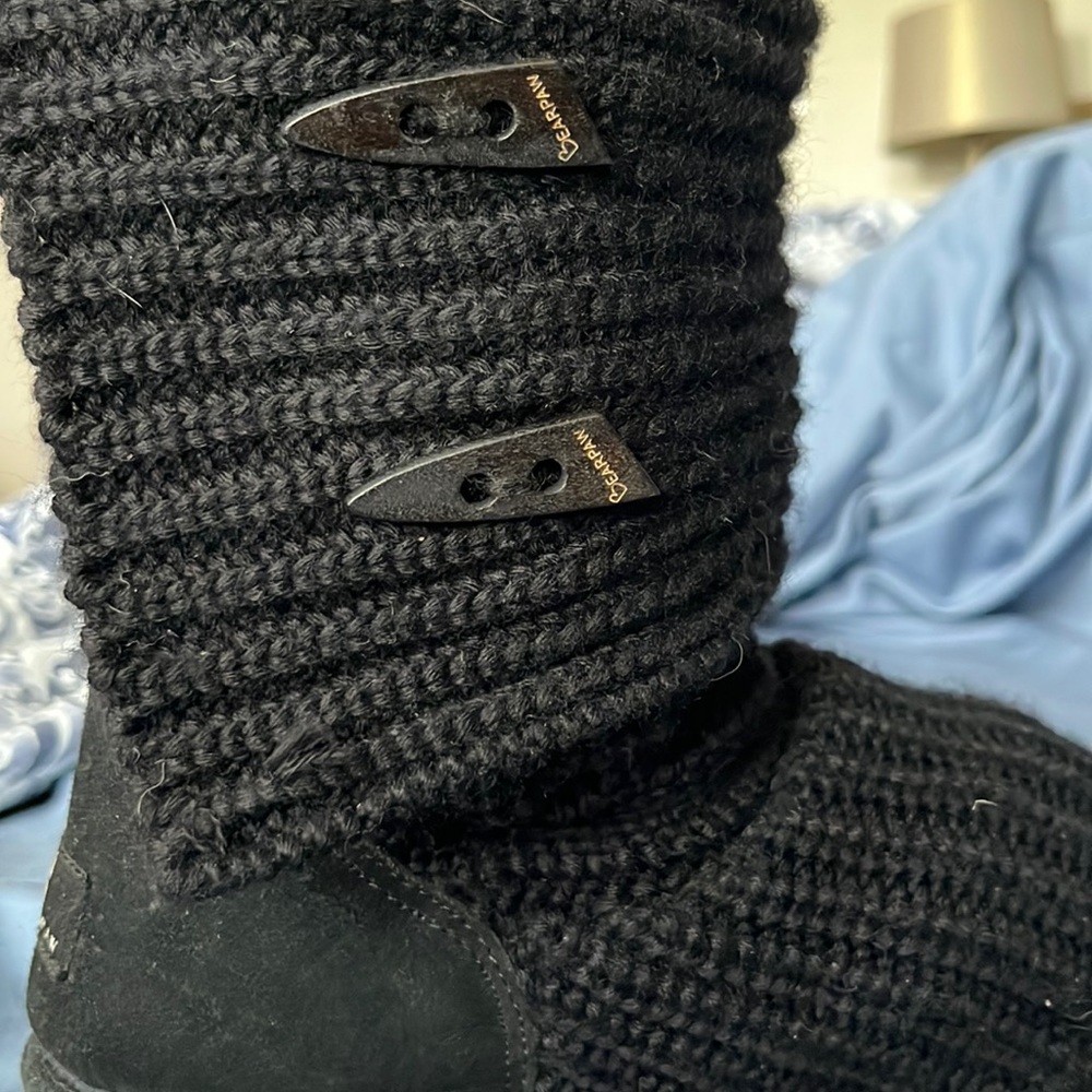 Bear Paw boots. Black size 8